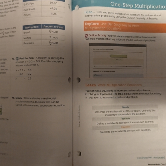 Reveal Math Course 1 Volume 2 - 6th Grade Math Book - Picture 4 of 6